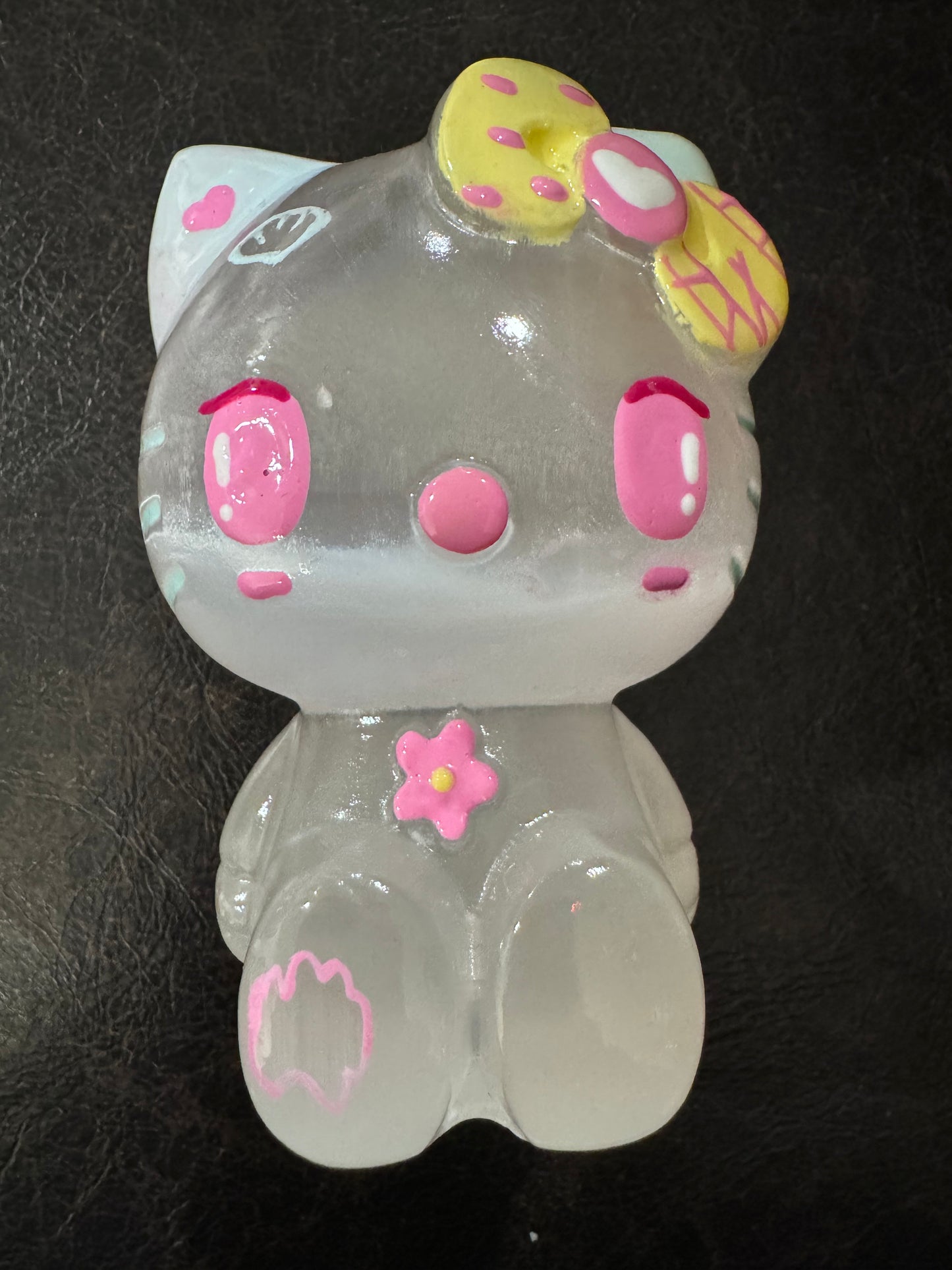 Hello Kitty Selenite Carving